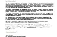 NSF Verification Letter